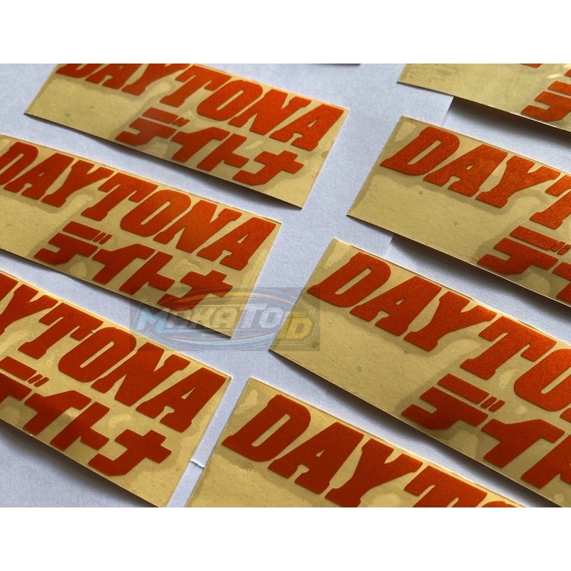 Sticker Stiker Cutting Motor Daytona Reflective