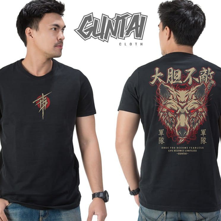 Kaos / T-shirt Guntai Lengan Pendek | GT 29