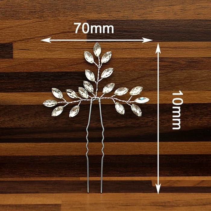 HAIRPIN TUSUK RAMBUT SANGGUL KONDE HIASAN AKSESORIS PESTA