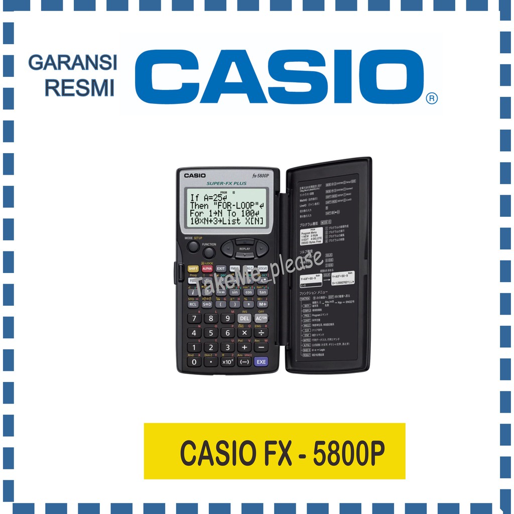 

CASIO FX 5800P