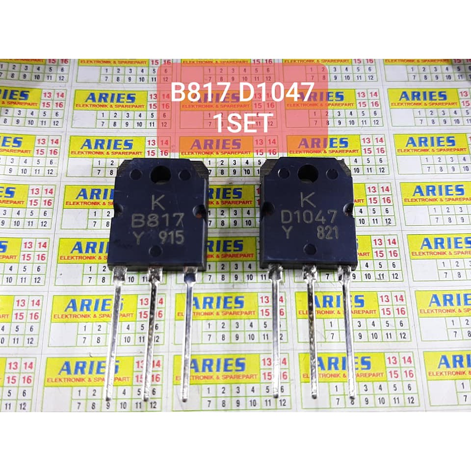 TRANSISTOR B817 D1047 original biasa dipakai Transistor power audio