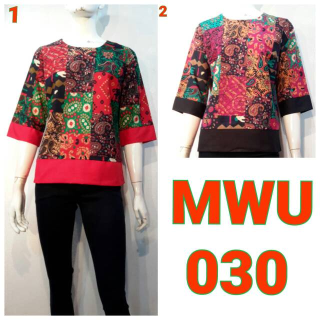 Atasan MWU 030 motif batik