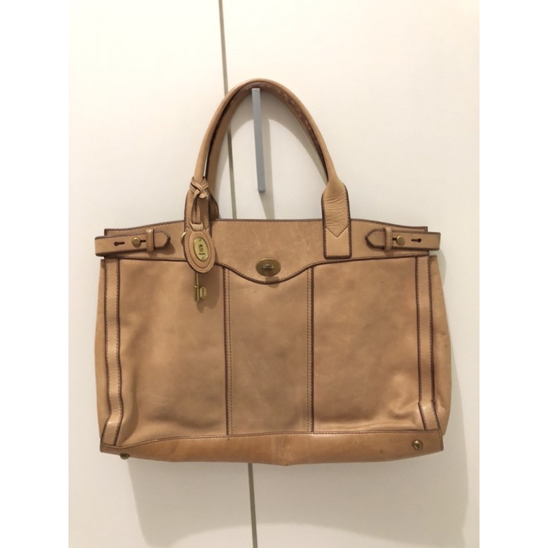 Fossil Vintage Weekender (light brown) original 100%