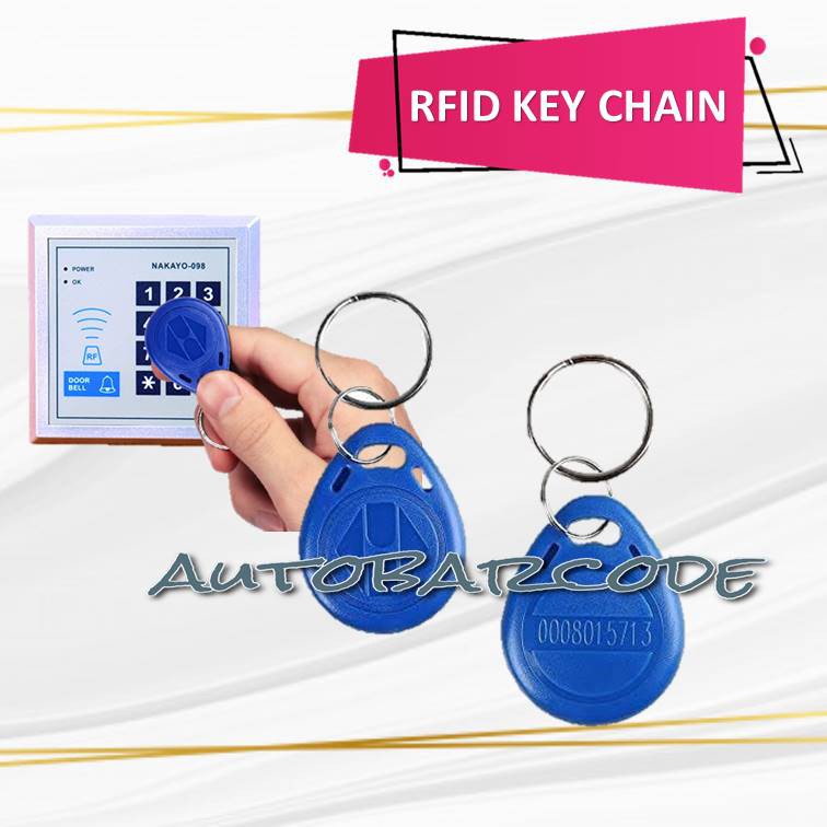 RFID KEYCHAIN TAGS GANTUNGAN KUNCI 13.56 MHz PROXIMITY KEYTAG TAG KEYFOB KEY CHAIN