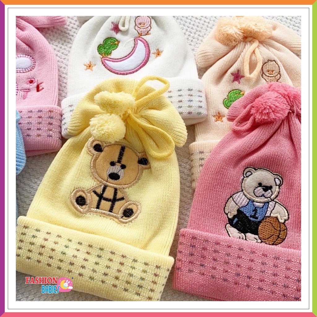 ❤ Fashionbabies ❤ TOPI BAYI IMPOR / KUPLUK BAYI / TOPI RAJU BAYI BARU LAHIR