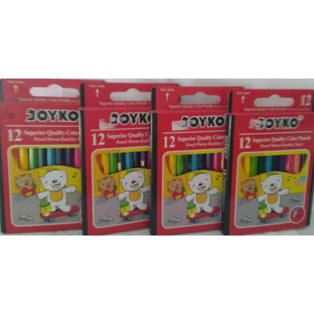 

Pensil 12 Warna Joyko Pendek