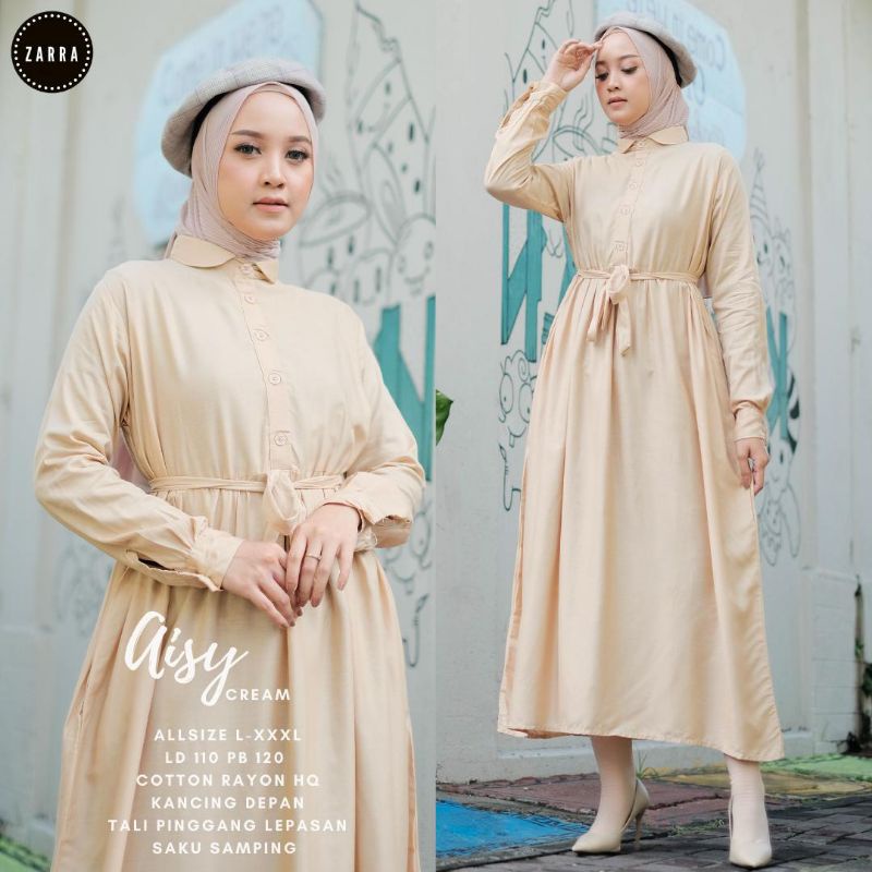 AISY GAMIS MIDI WANITA TERBARU BY ZARRA