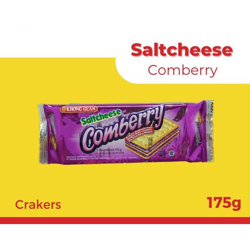 

Khong Guan Saltcheese Comberry 175gr