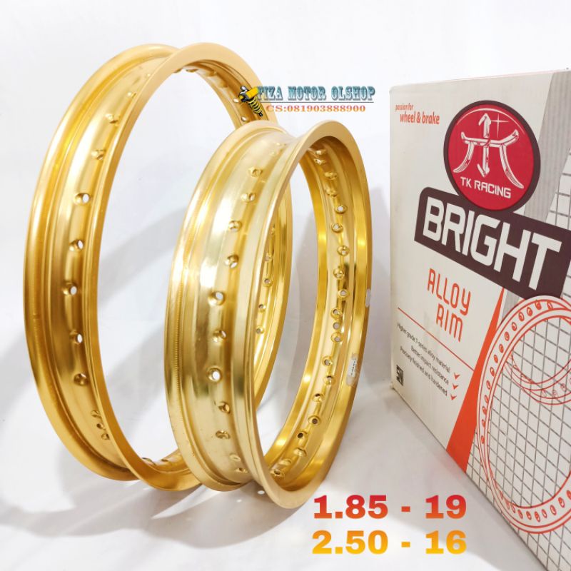 velg veleg velk peleg pelek pelg TK Japan wm 185 ring 19 dan 250 ring 16 gold ORIGINAL