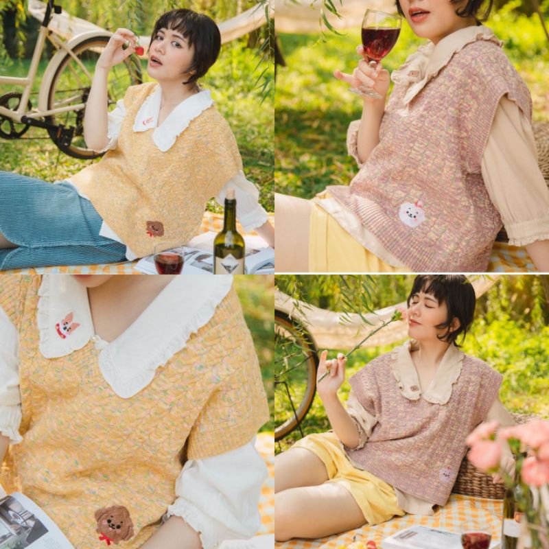 Bebeplum Wonderland Top / BBP Ice Cream Vest / Sentosa Set / Ha Ri Cardigan / Geum Hui Camisole