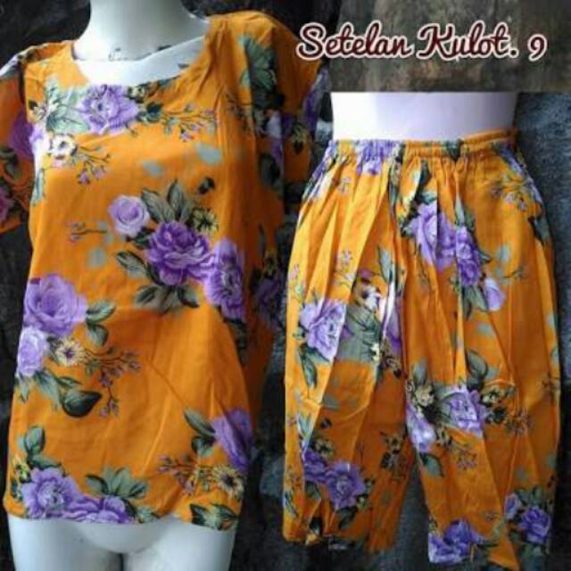 Setelan kulot dewasa (xl) bali