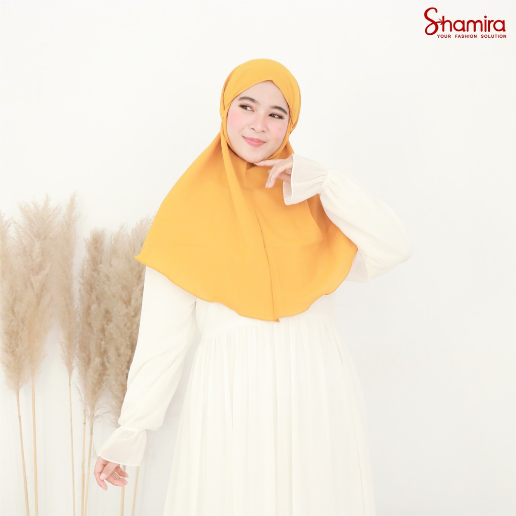 Kerudung Hijab Instan Bergo Maryam Diamond Crepe Premium By Shamira