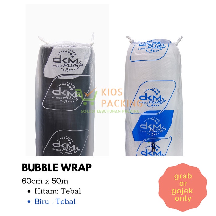 

Ginger- Plastik Bubble Wrap 60cm x 50m DKM PLUS PREMIUM TERMURAH PER ROLL - Bening