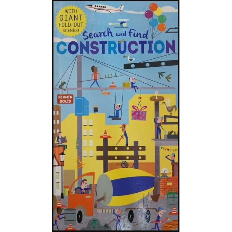 Buku Anak Import - Search And Find: Construction (Board Book)