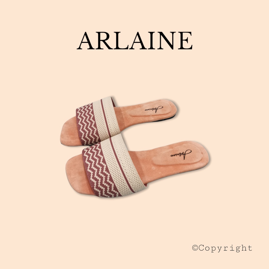 Arlaine Keiko Sandal Flat Wanita