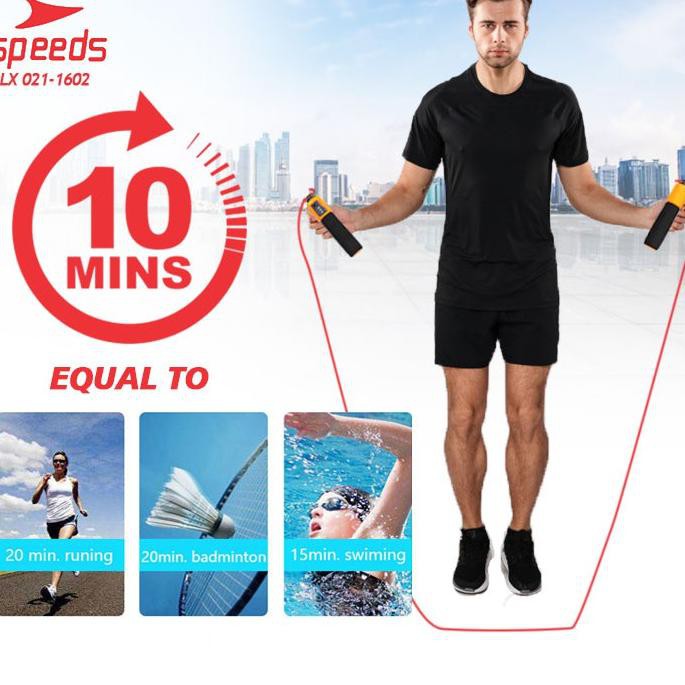 [KODE 59] Skipping ORI SPEEDS Olahraga Lompat Tali Jump Rope Alat Olahraga Anak Remaja Dewasa 021-16