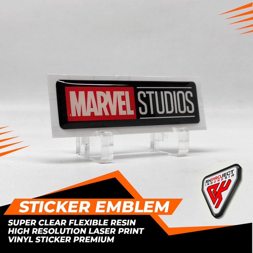 

MARVEL STUDIO Sticker Timbul Emblem Resin Lentur