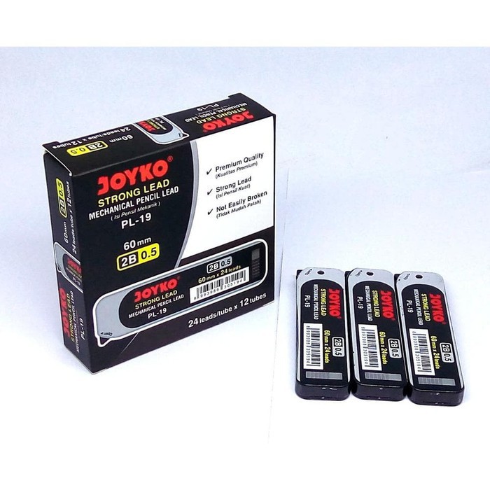 

Refill/ Isi ulang pensil mekanik 2B JOYKO ( PL-19 ) 0,5mm