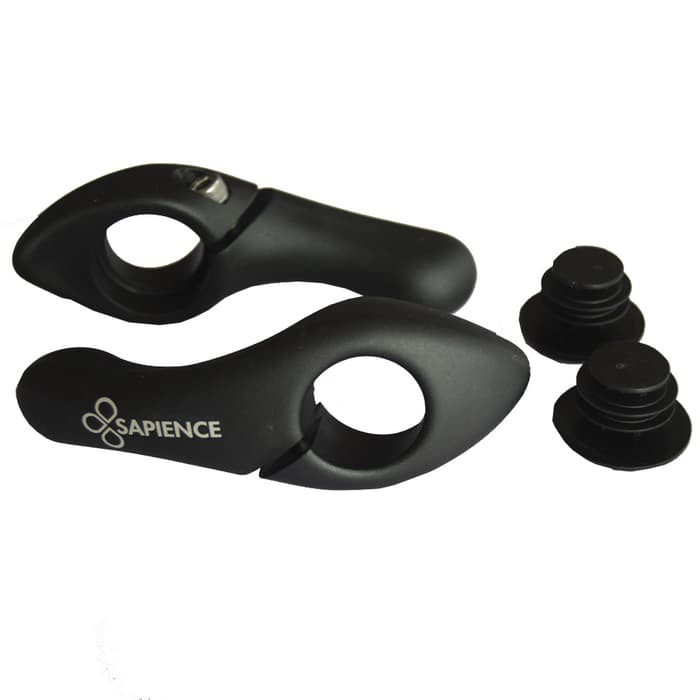 Sapience Bar End Tanduk Stang Sepeda Hitam