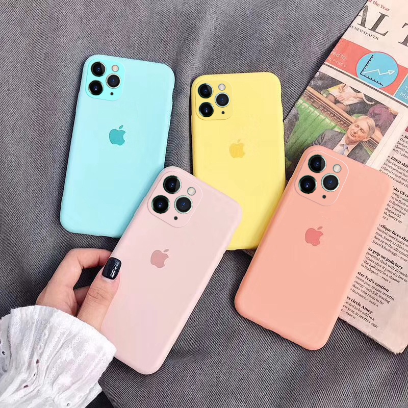 Soft Case Silikon Kualitas Tinggi Cover Iphone 11 12 13 Pro Max X Xs Xr 7 8 Plus