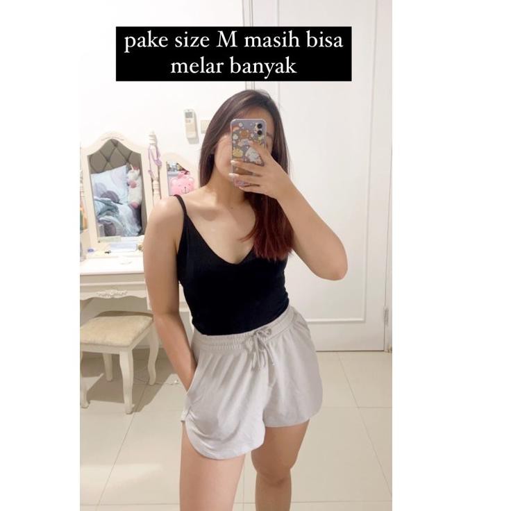 Enjoy Urban Outfitters vneck ribbed stretch tanktop