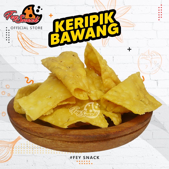 

Keripik Bawang Keripik Aceh 500gram - Fey Snack