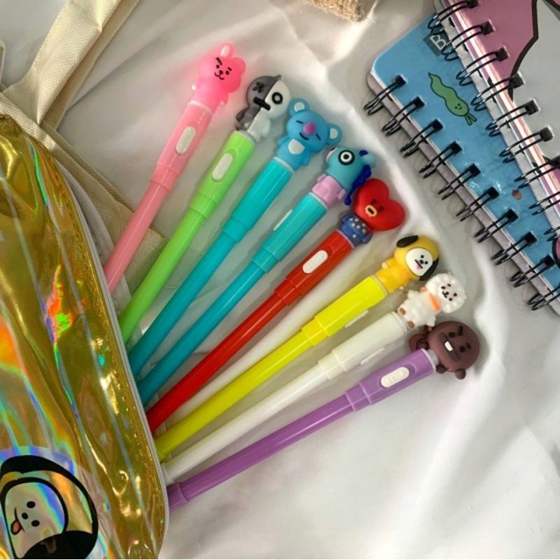 

[BISA COD] Pulpen LED BT 21 Bolpoin BT21 pulpen k-pop