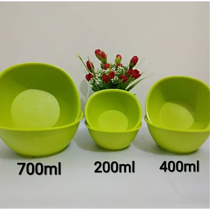 Legacy Bowl/Legacy Bowl 400ml/bowl hijau/legacy bowl 700ml/tupperware hijau/Tupperware Pontianak/Tup