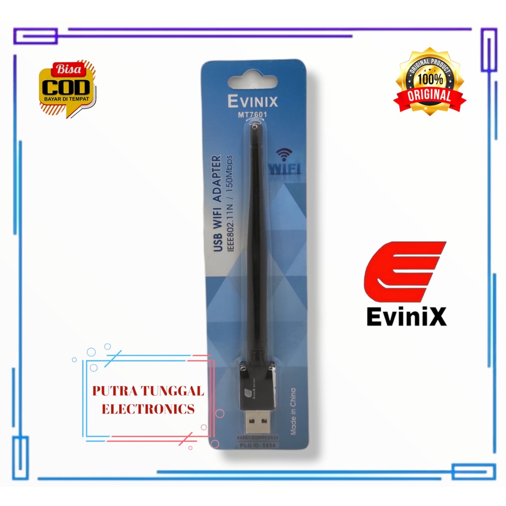 Dongle Wifi Evinix / Ralink Dongle Wifi Receiver / DVB T2 / KOMPUTER