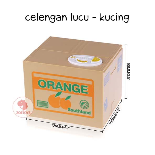 Zoetoys Celengan Lucu | Steal Money Cat Piggy Bank Kucing Cat Panda Piggy Bank Steal Money Ocelot Remover