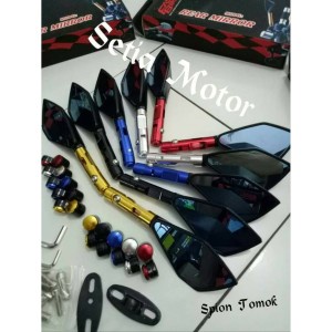 Spion Tomok Variasi Full CNC Sonic Cb150r Verza Megapro Tiger CBR - Kanjeng Raden Variasi