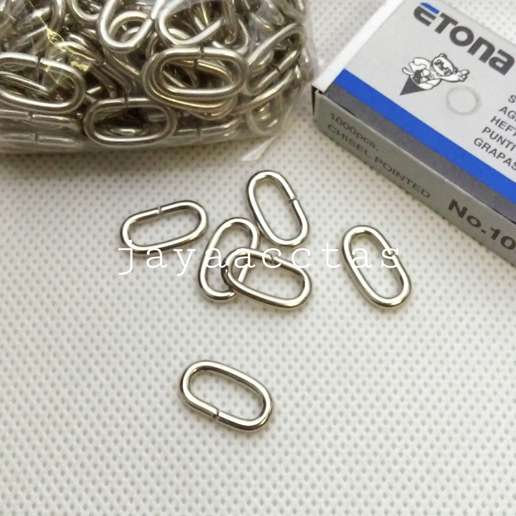 ring oval mini 1.2 cm nikel/144 pcs