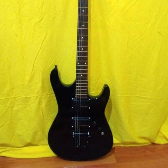 TERBARU gitar listrik melodi fender black