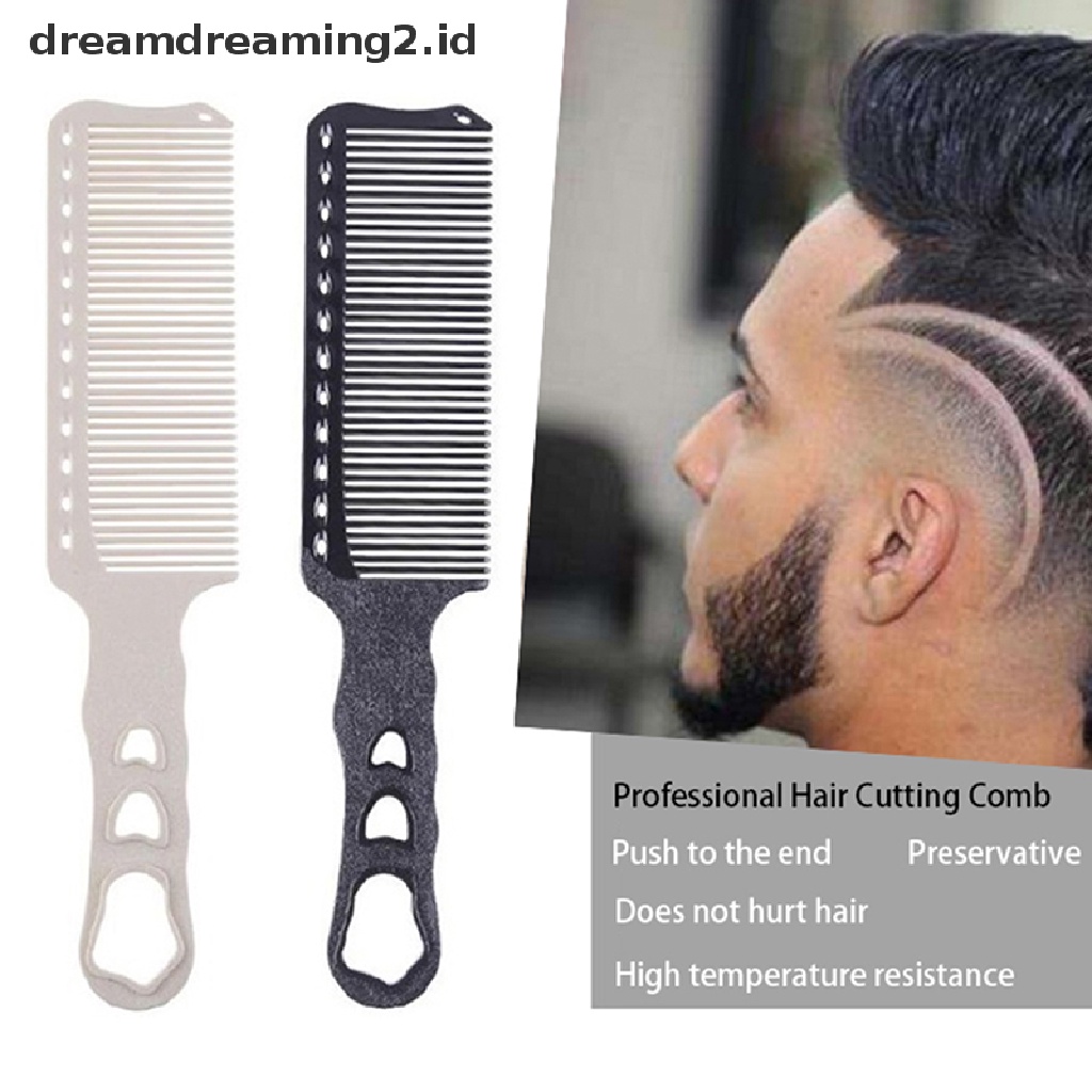 1pc Sisir Flat Profesional Untuk Salon / Barber