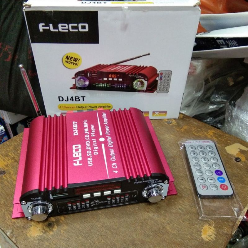 FLECO DJ4BT Bluetooth + Mp3 player + FM Radio / Power Amplifier Fleco DJ 4 BT