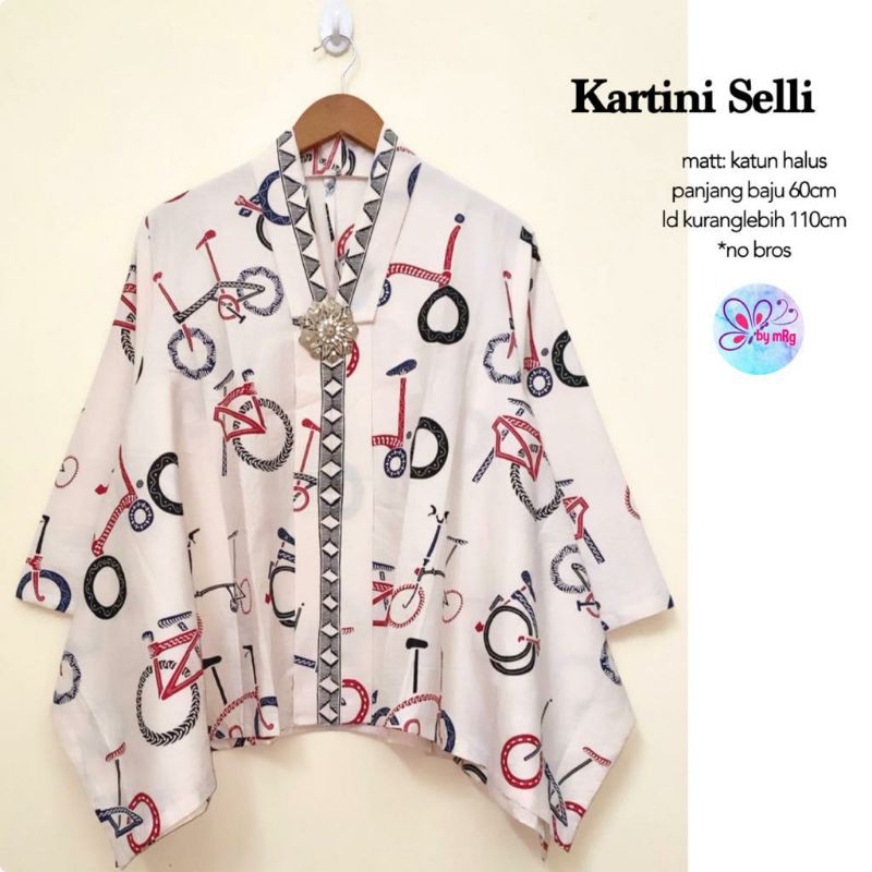 Blouse Kartini Selly | Batik Karakter Sepeda