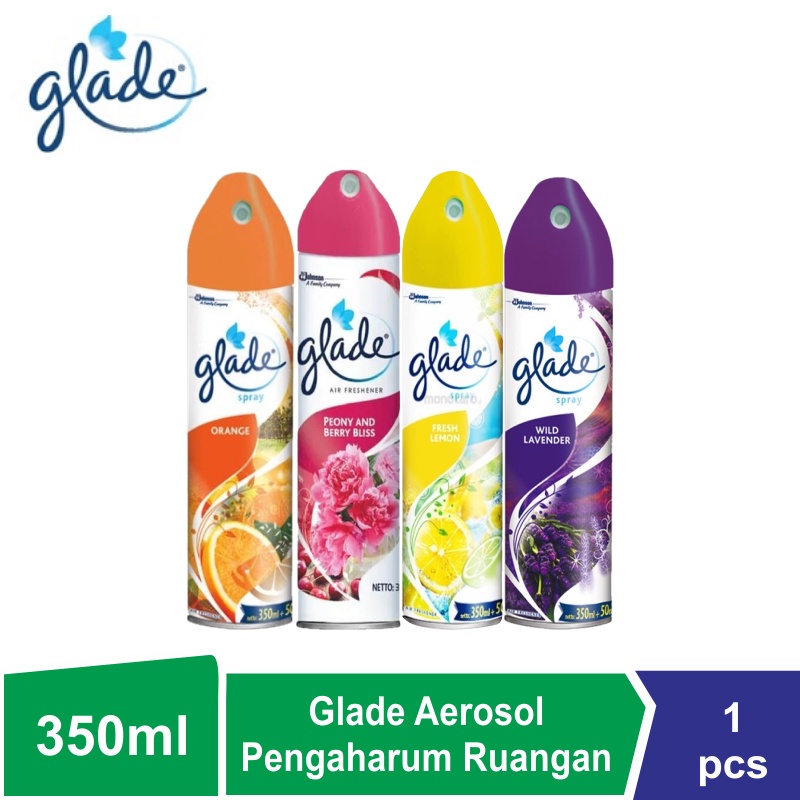 Glade Aerosol Pengharum Ruangan 350ml + 50ml