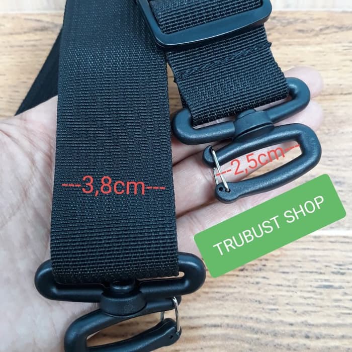 Terlaris Tali tas slendang fa eiger kait motif s 3,8cm x 2,5cm jual per 1pc Hanya di shopee