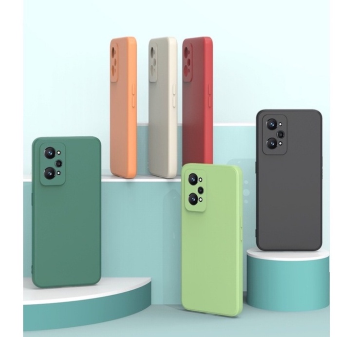 Soft Case Realme GT Neo 3T Liquid Silikon Slim Skin Candy Macaron Bludru
