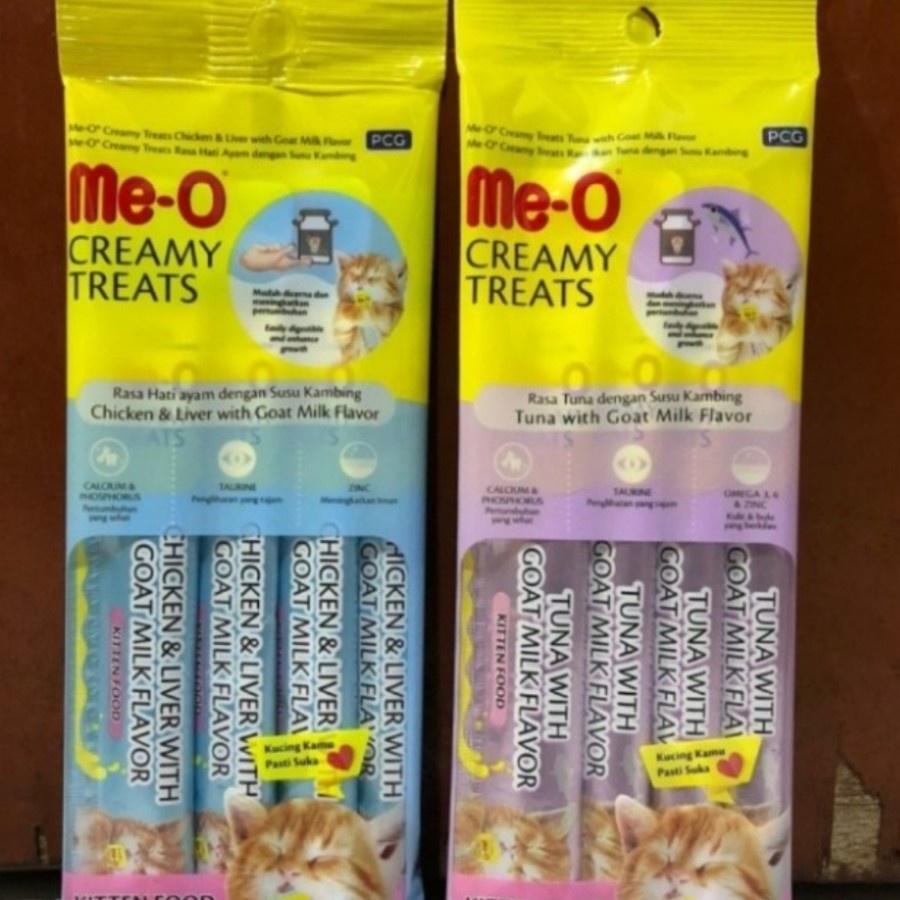 Jual Meo Creamy Treats Snack Kucing Kitten Gr Shopee Indonesia