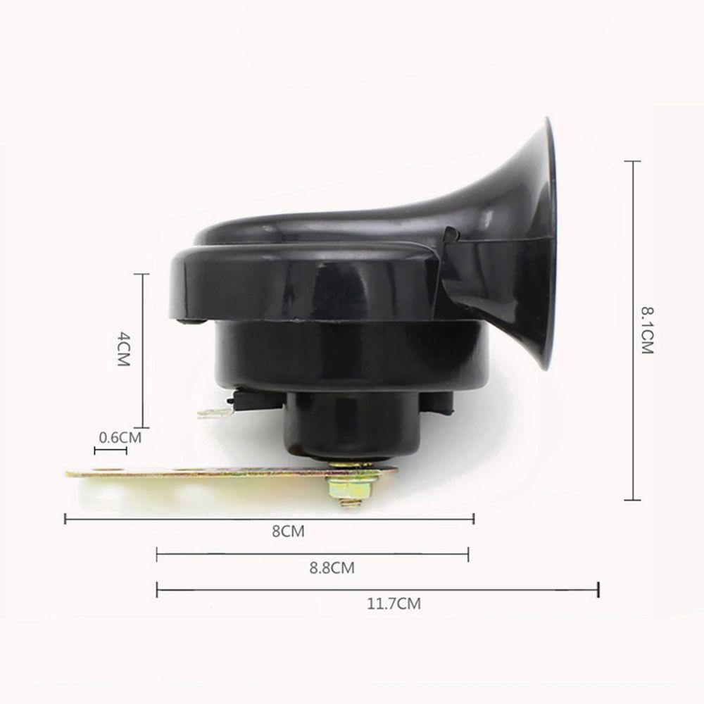 R-FLOWER 12v Keong Tanduk Monophonik 115db Suku Cadang Refitting Mobil Listrik Speaker Nyaring