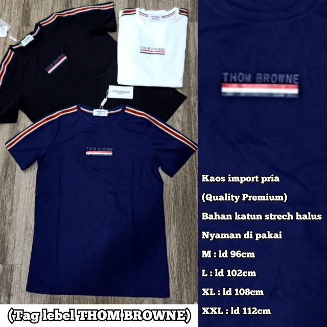 BAJU KAOS FASHION TOM BROWNE FOR MAN