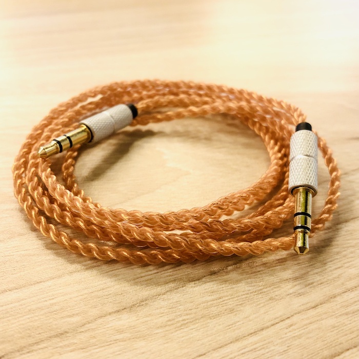 DIY Kabel M2M Crystal Copper AUX Cable 3.5mm Male to Male