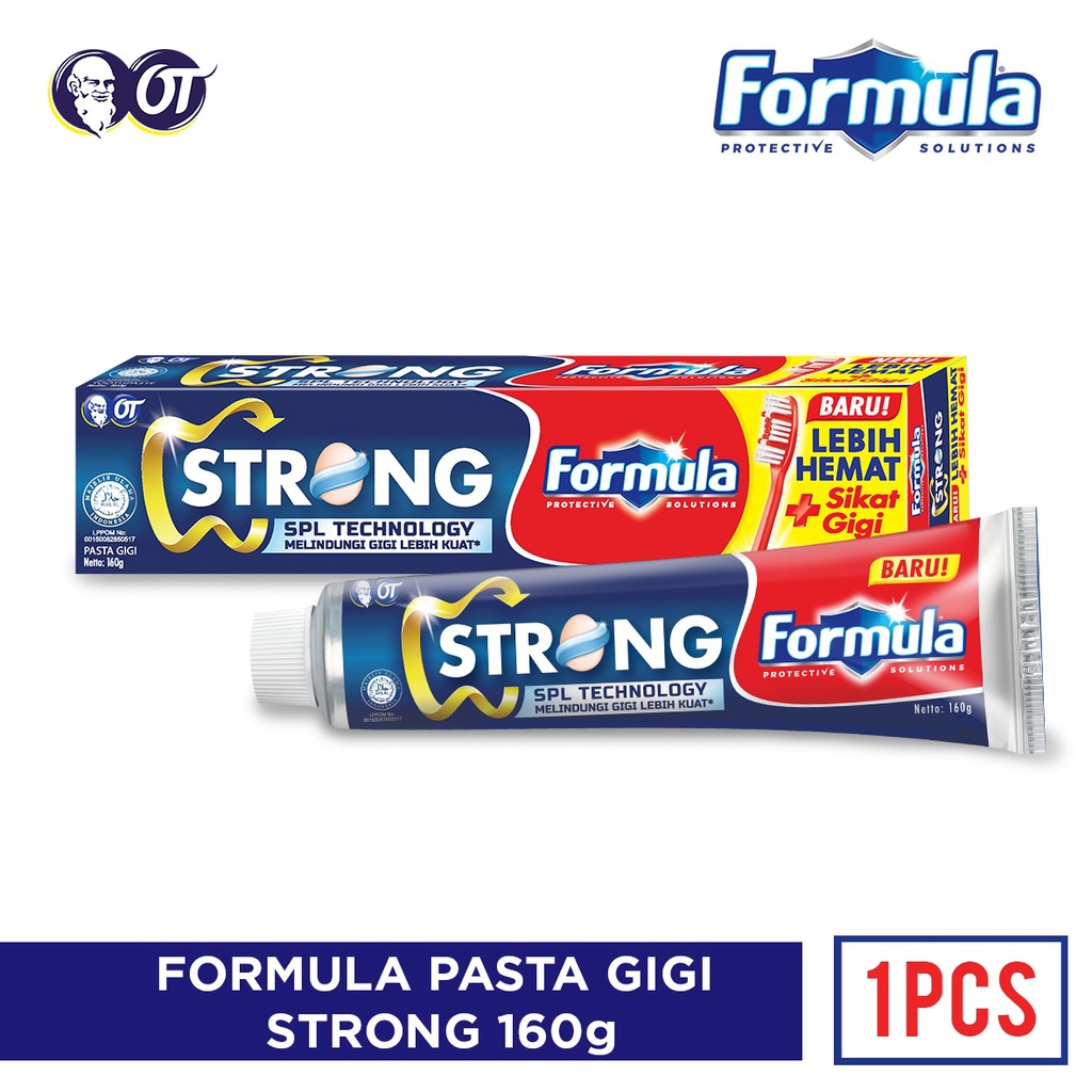 Paket Hemat Formula Sikat Gigi &amp; Pasta Gigi 160 gr