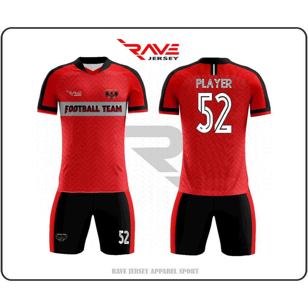 KAOS JERSEY SETELAN OLAHRAGA FUTSAL / SEPAK BOLA PRINTING CUSTOM BEBAS DESAIN