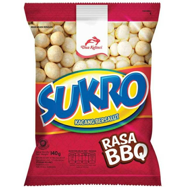 

Dua Kelinci Kacang Sukro Bbq / original 140G