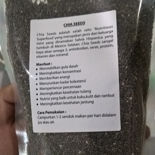 

Chia seed organik 300 gram