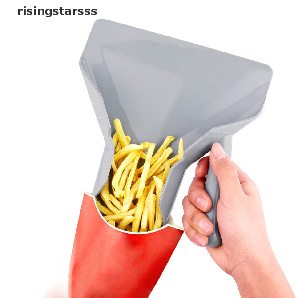 Rsid Span-new Chip Scoop Food French Fries Sekop Plastik Food grade Sendok Goreng Dengan Gagang