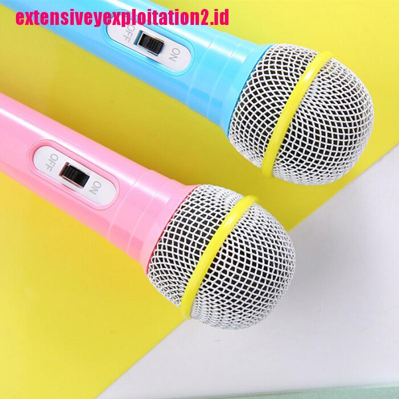 &lt; E2id &amp; &gt; 1pc Mainan Mesin Video Musik Boneka Dengan Microphone