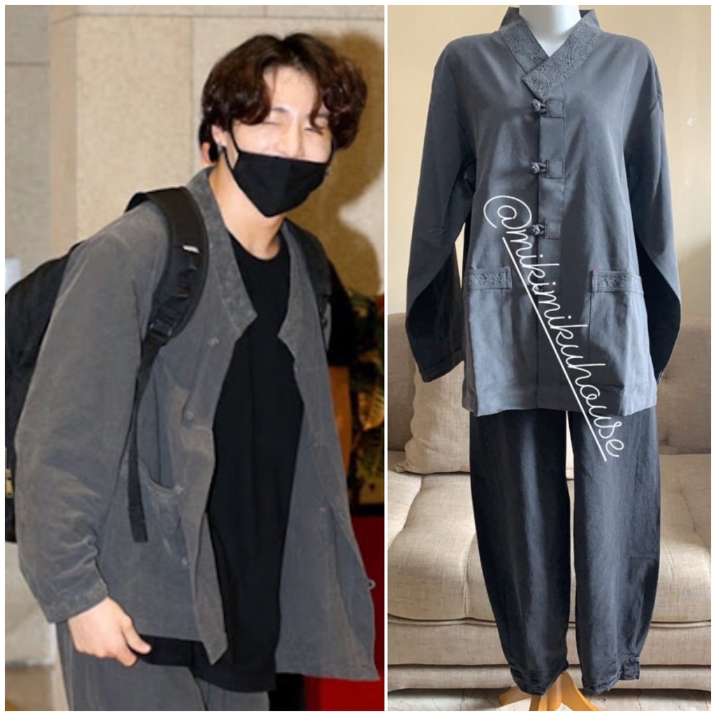 BTS JUNGKOOK ZIJANGSA HANBOK BAJU OFFICIAL KOREA STYLE SET KOREAN